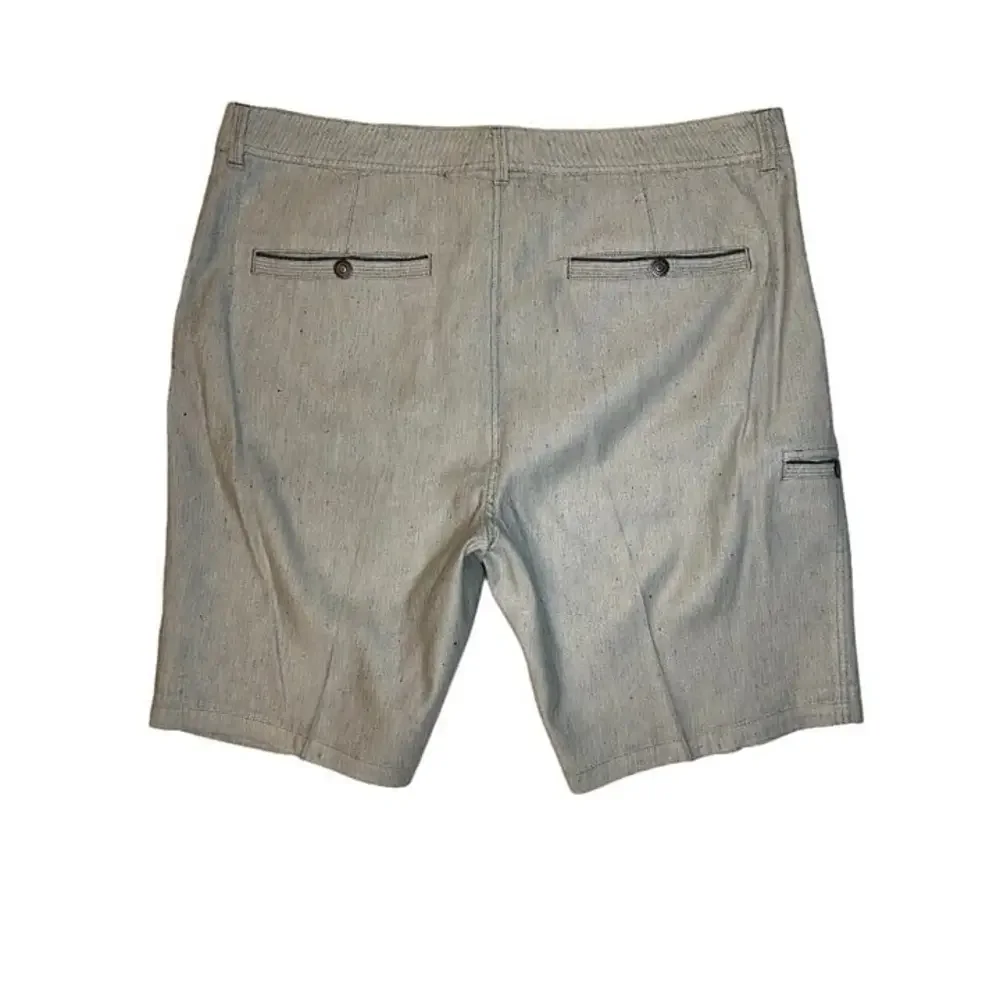 Carbon2Cobalt Mens Linen-Blend Shorts - Size‎ 40 - Casual Summer Wear